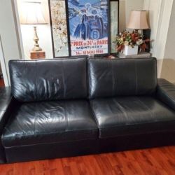 Genuine Leather Couch