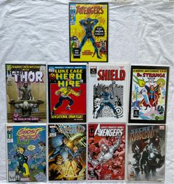Marvel Comics "Not For Resale" Reprint ComicBook Lot Of 9 Avengers Thor SHIELD