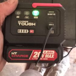 Hyper Tough Inverter And Battery