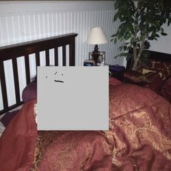 FREE Queen Bed, Box Spring, Headboard & Footboard