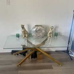 Gold Coffee Table