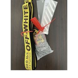 Offwhite Yellow Industrial Belts