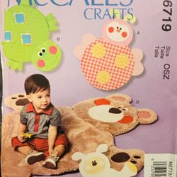 McCall's 6719 Crafts Childs Play Mats New Uncut