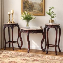 vintage-style 3-piece table set