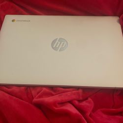 Silver Chrome Hp Laptop 