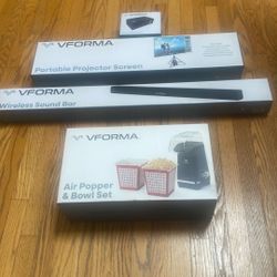 VFORMA Portable  Home Projector Set