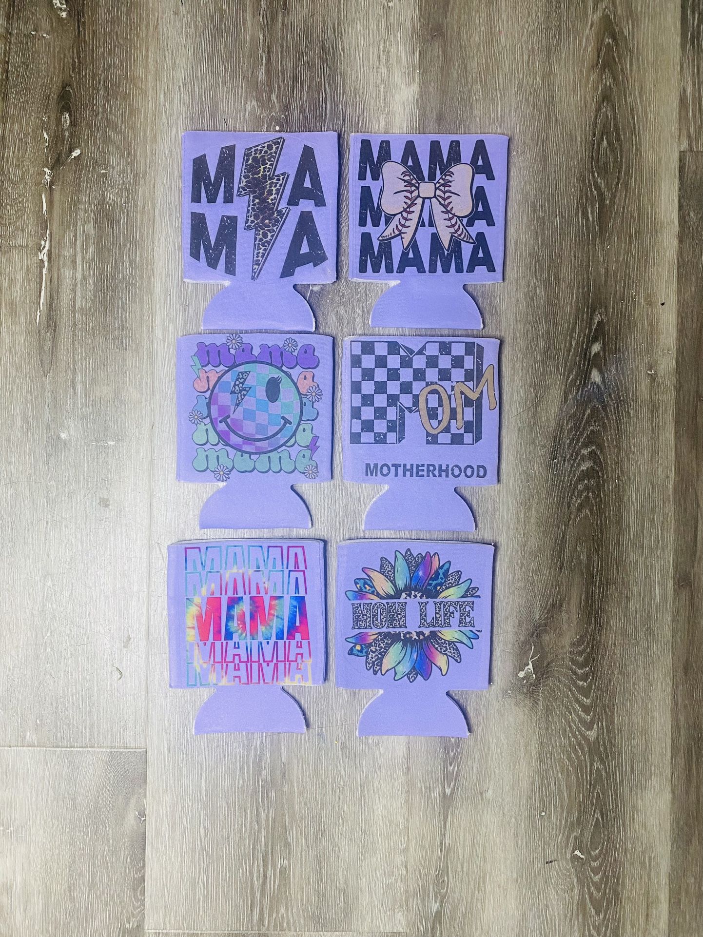 Purple MAMA koozies