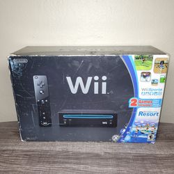 Nintendo Wii Black Console 