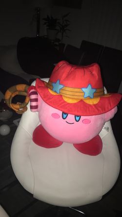 Kirby Cowboy Hat Large Plush Toy