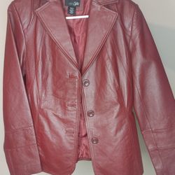 East 5th Womens Leather Jacket . Size : Small