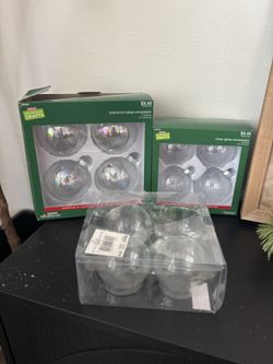 New Glass Christmas Tree Ornaments 