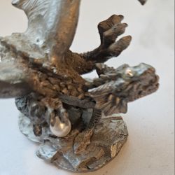 Pewter Like Dragon 