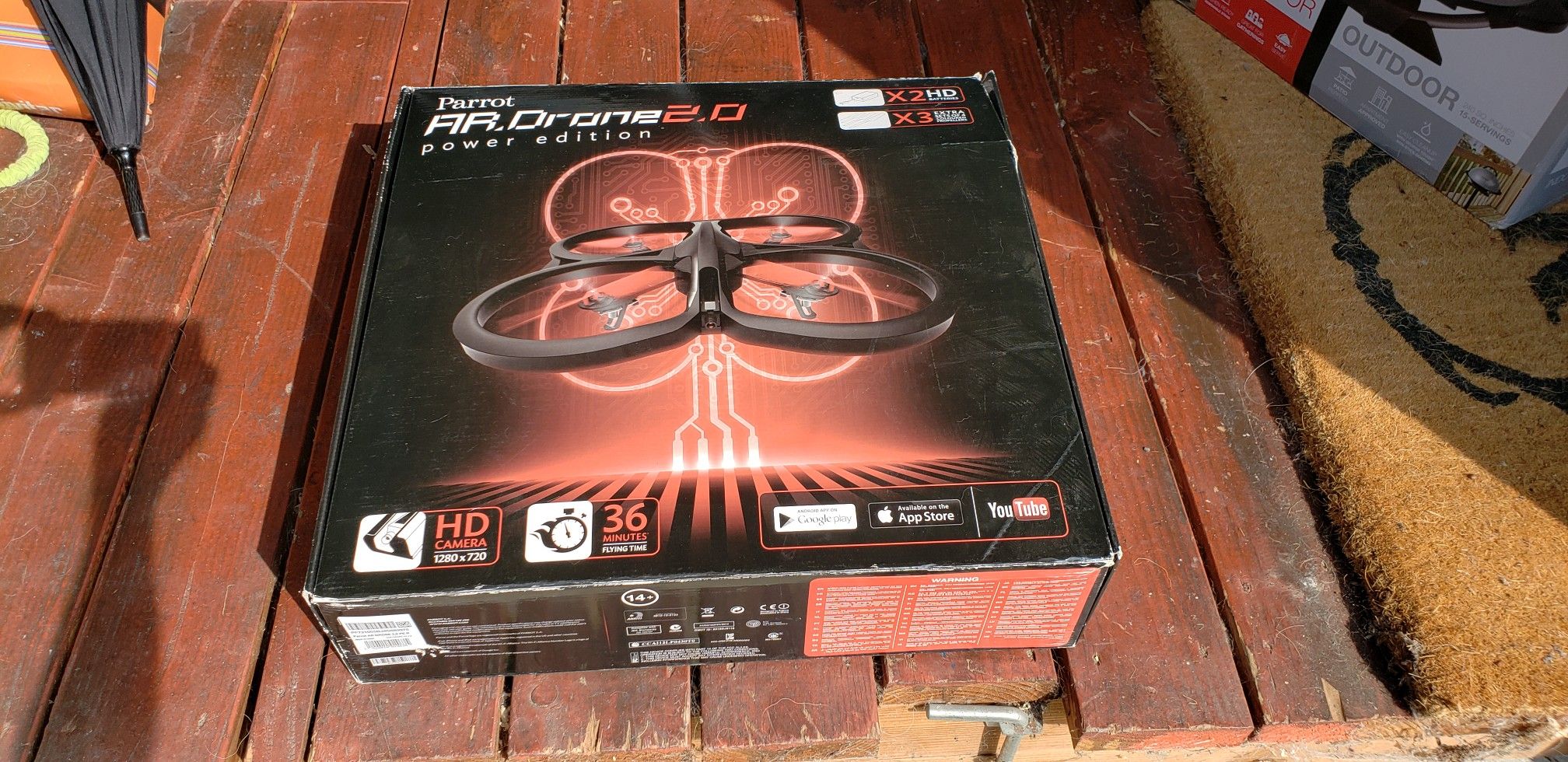 Parrot AR drone 2.0 power edition NEW