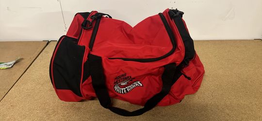 Mound Westonka White Hawks duffel bag