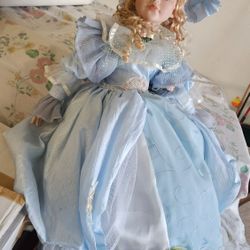 Huge Vintage Victorian Antique Porcelain Dolls Set Of 3