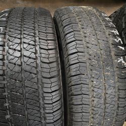 2 Tires 255.75.17 Good Year Wrangler Sr.a 90 % Tread 