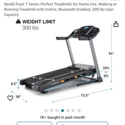 Nordic Track T series Treadmill 