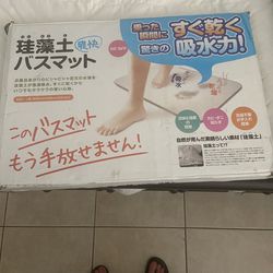 Authentic Japanese Diatomite Quick Dry Fast Absorbent Bath Mat