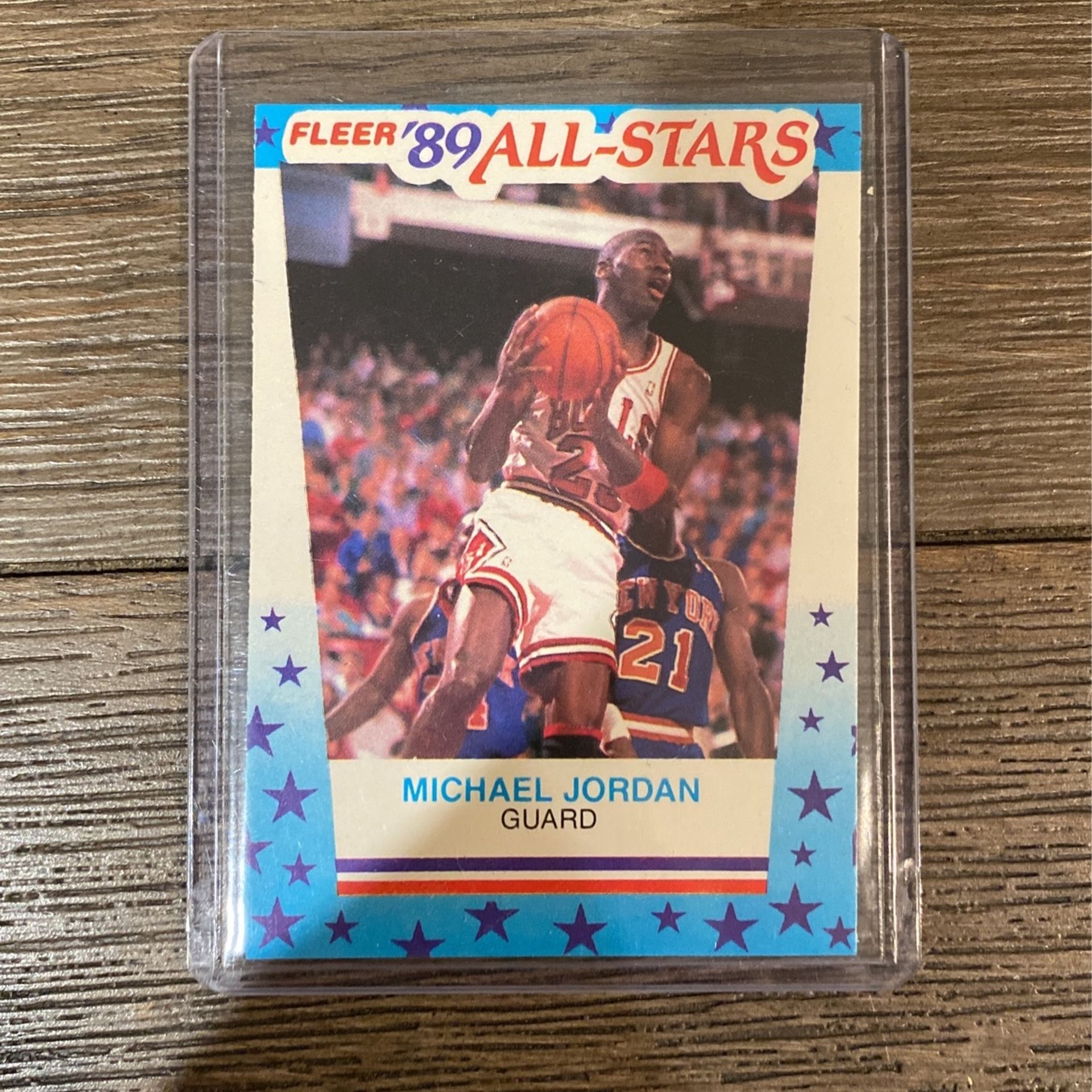 Michael Jordan 1989 Fleer All Star Sticker