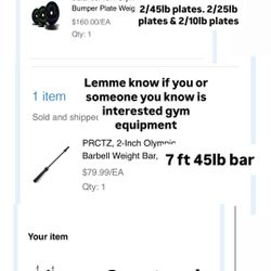 Workout Equipment 