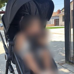 2 in 1 baby stroller high landscape infant stroller reversible bassinet pram stroller