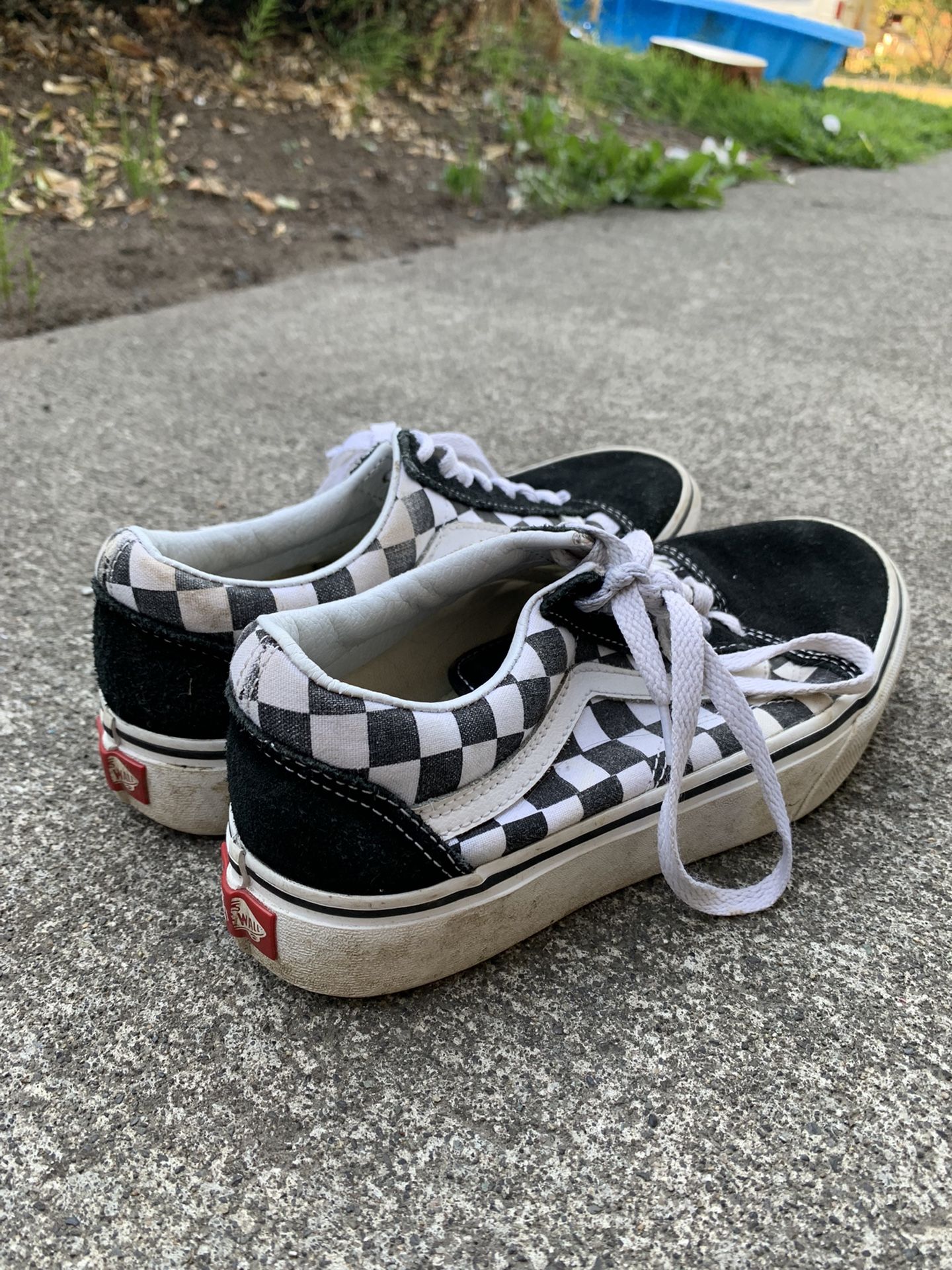 Checker Platform Vans