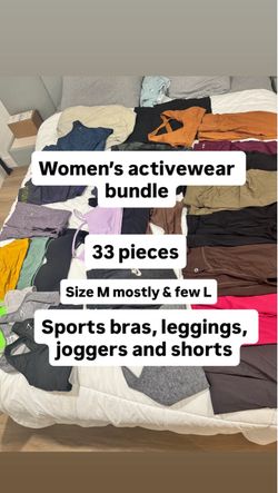 33 pieces of activewear