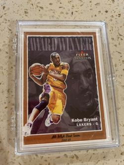 Kobe Bryant collectible card