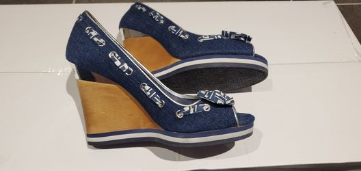 GUESS Denims Wedge Heels / Very Cute!