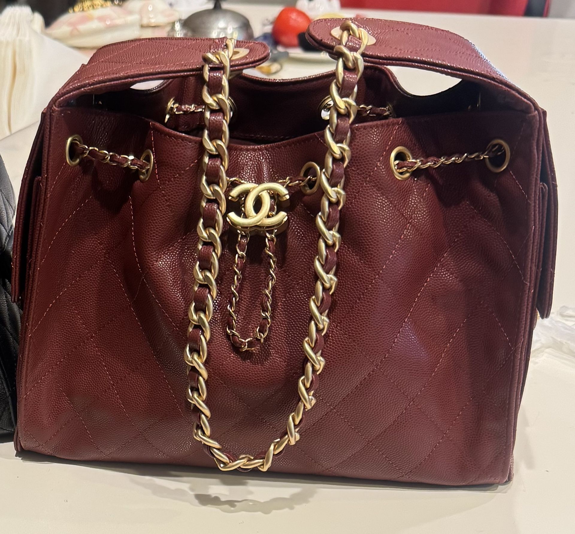 Burgundy Bag