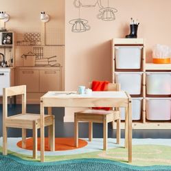 Children Table With 2 Chairs