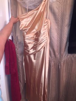Gold dress