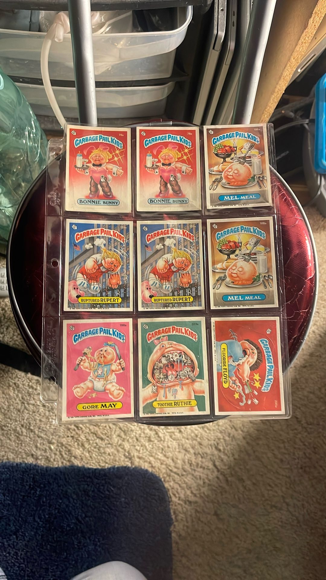 Original Garbage Paul Kids Trading Cards And Stickers