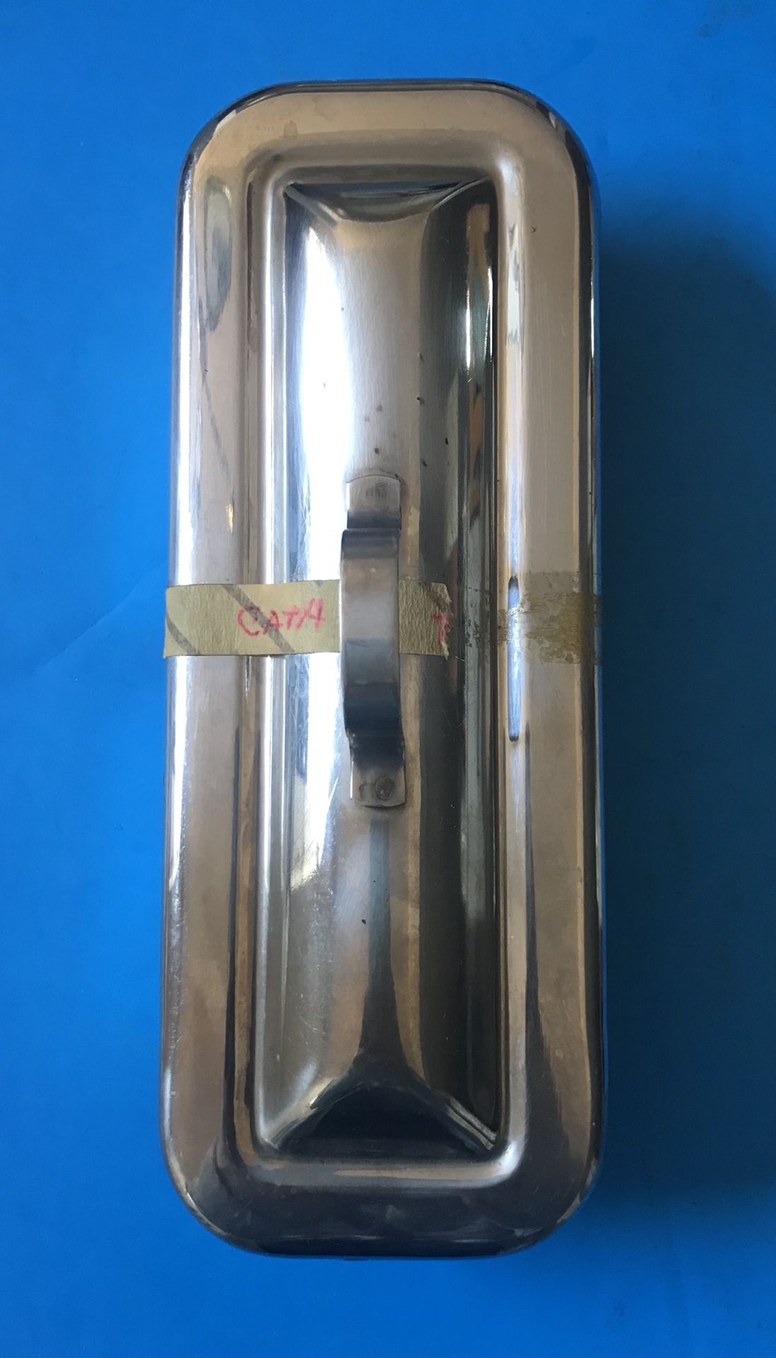 Rare find excellent Vollrath Stainless Steel Instrument Tray with lid #8283 USA