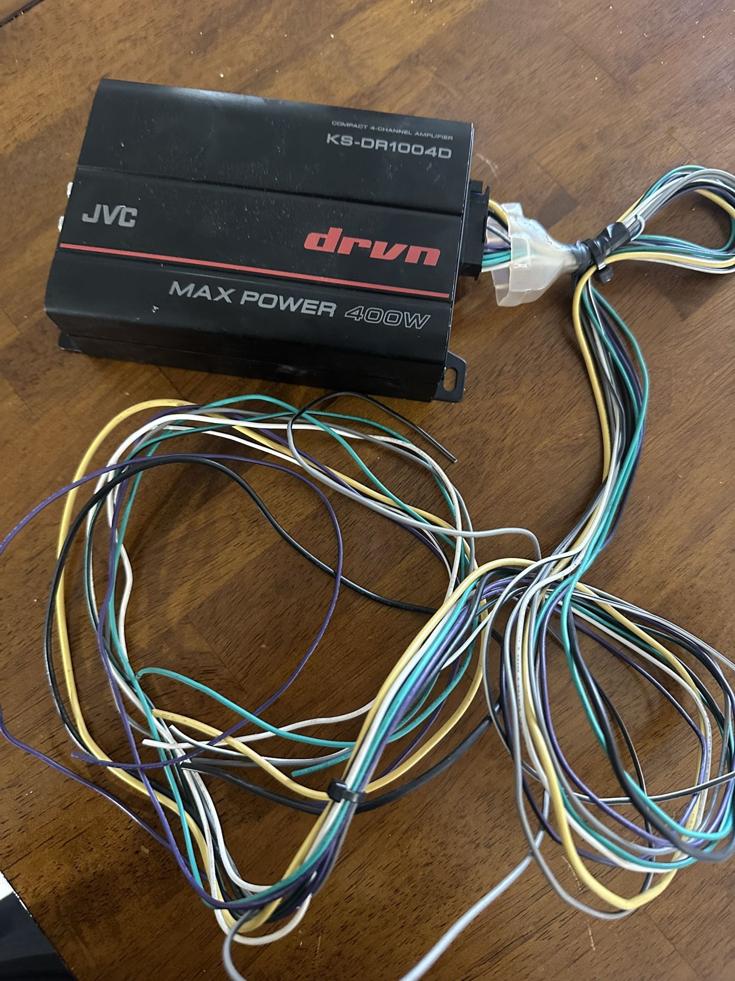 Jvc drvn 4 channel amplifier 400 w amp marine