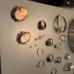 Jewelry (assorted)   Very Old Pieces/costume And Others    Please Look 