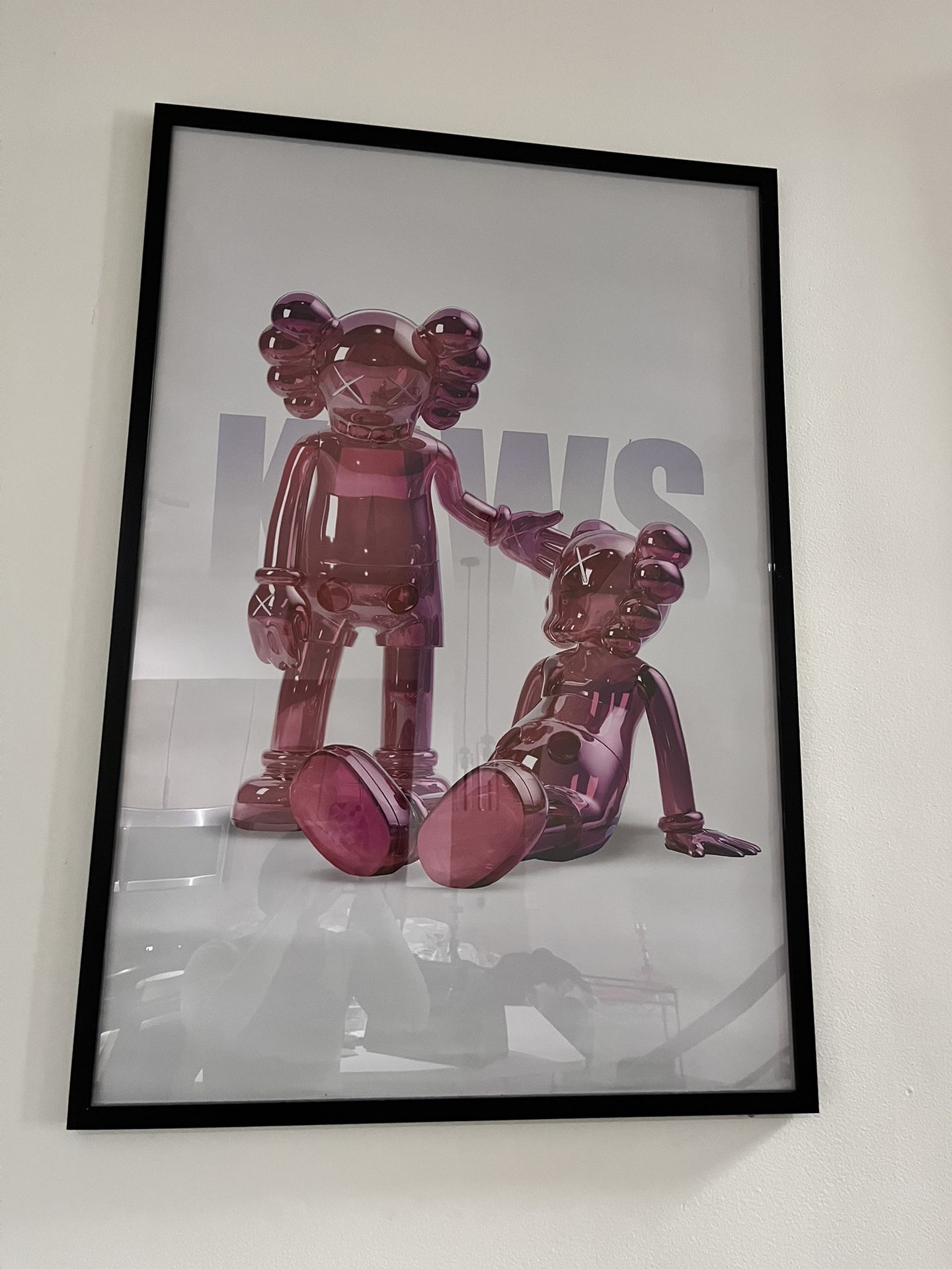 LARGE KAWS ART PHOTOS WITH FRAME