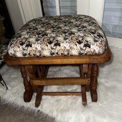 Cat Lovers Ottoman Footstool Rocker
