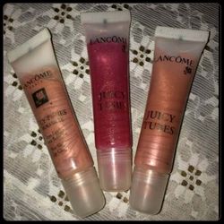 X3 NEW LANCOME PARIS JUICY TUBES LIP GLOSS ULTRA SHINY & HYDRATING