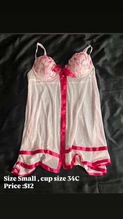 White and Pink Sheer Lingerie