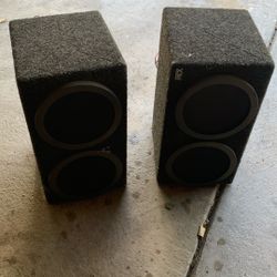 Two Speaker Box, No Speakers In It Just A Box  