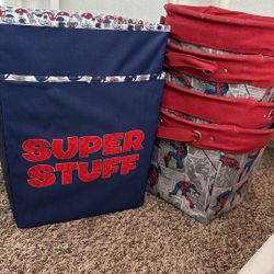 Spiderman Storage Bins 