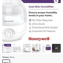Honeywell Mini Mist Humidifier Cool Mist