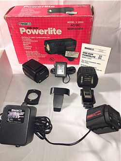 AMBICO ONE GUN Powerlite Video Light AC/DC Indoor/Outdoor Battery & Light Cordless Photography