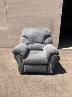 Gray Armchair Recliner