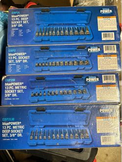 Cornwell Tools 3/8 metric and standard sockets (new)