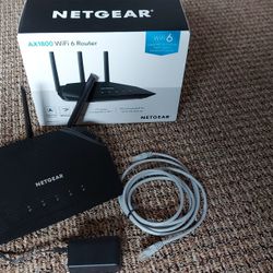 Netgear AX1800 WiFi 6 Router $35