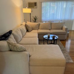 Living Spaces L Shaped Sectional 