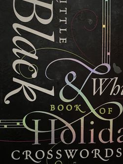 Black & White Book Of Holliday Crosswords