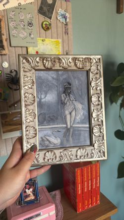 Leda and the Swan • Framed Vintage Art